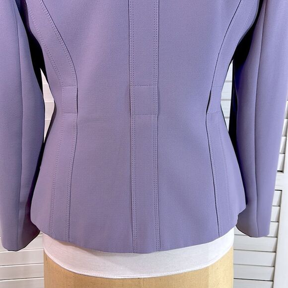 Tahari Blazer Jacket Size 10P 10 Petite Lavender - Picture 11 of 14